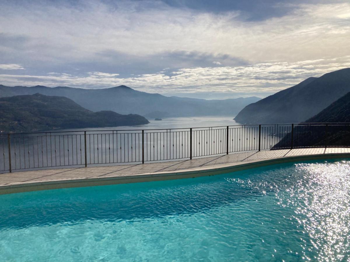 Appartamento Grande Terrazza Vista Lago Parzanica Exteriér fotografie